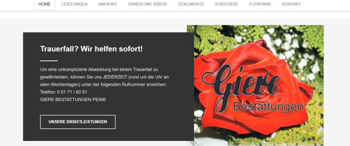 Giere Bestattungen