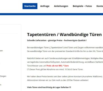 seo für website tapetentüren